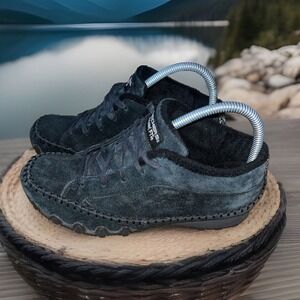 Skechers Shoes Womens 8 Relaxed Fit High Top Sneakers Black shoe‎ 49013 Casual